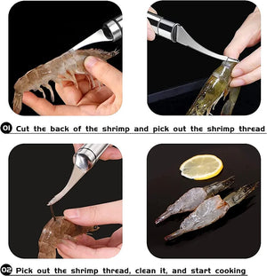 5 in 1 Multi-functional Shrimp Peeler Knife Tool