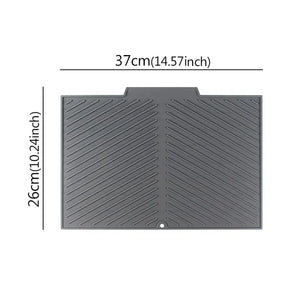 Sloped Silicone Draining Mat – Heat-Proof & Non-Slip