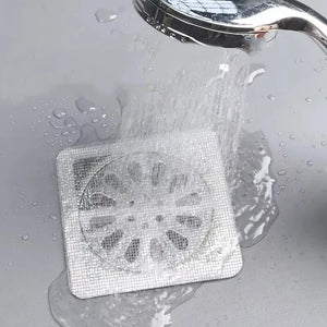 Shower Drain Hair Catcher Mesh Stickers