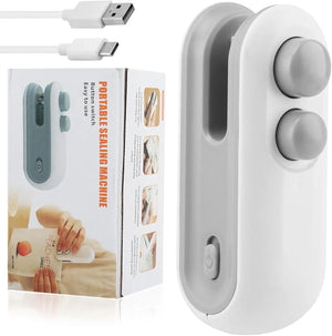 Mini Magnet USB Rechargeable Bag Sealer With Cutter