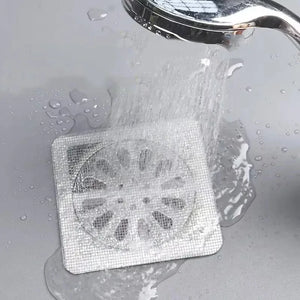 Shower Drain Hair Catcher Mesh Stickers