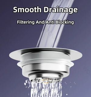 3-in-1 Stainless Steel Sink Drain Strainer