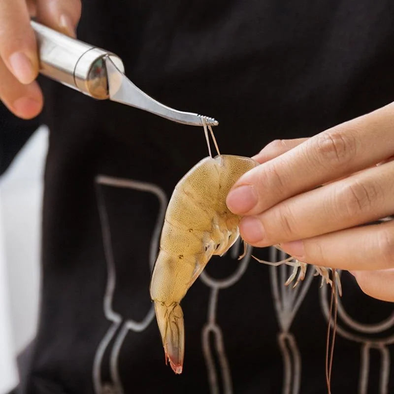 5 in 1 Multi-functional Shrimp Deveiner and Peeler Knife Tool