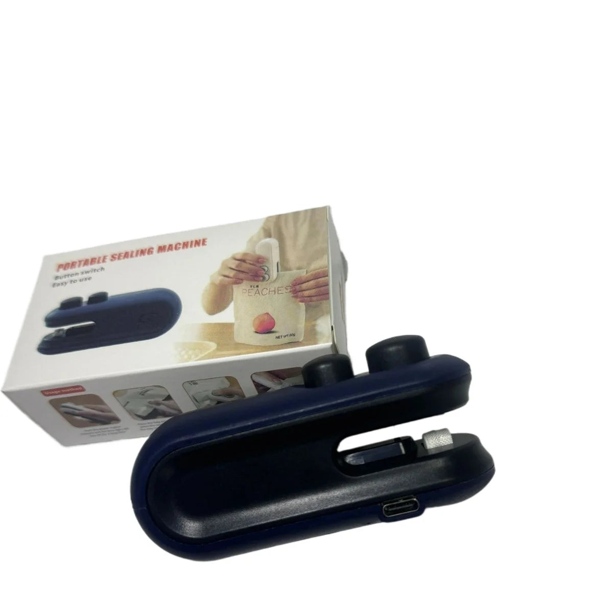 Mini Magnet USB Rechargeable Bag Sealer With Cutter