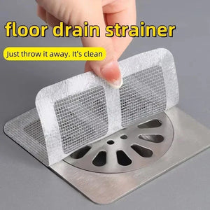 Shower Drain Hair Catcher Mesh Stickers