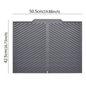 Sloped Silicone Draining Mat – Heat-Proof & Non-Slip